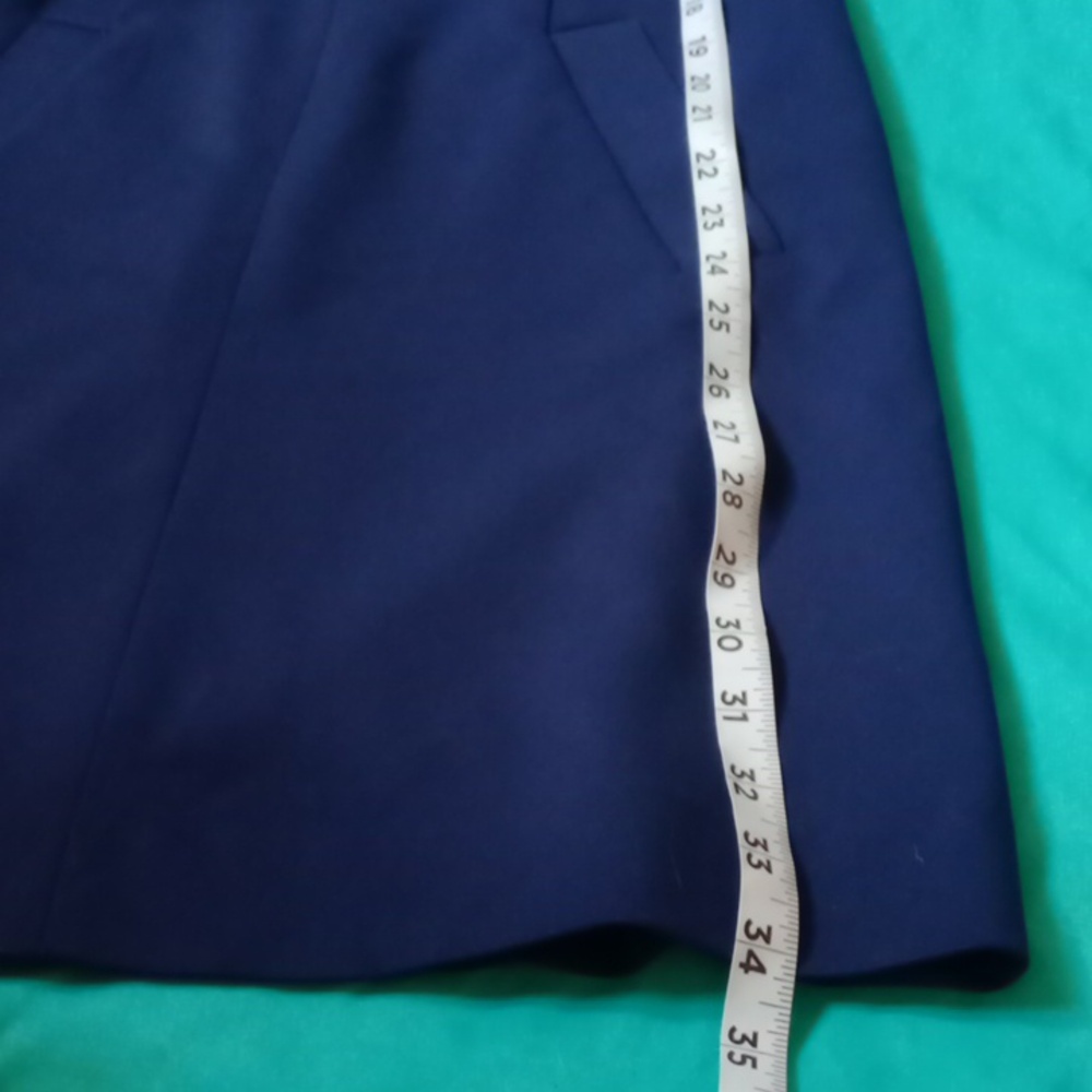 Diane Von Furstenberg Classic Navy Long Sleeve Dress, Size 4 - Picture 6 of 8